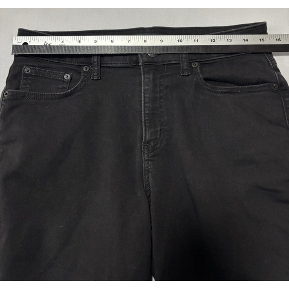 DKNY Jeans Women's 10 Black Denim Shorts Normcore Capsule Everyday Essential - Picture 5 of 7